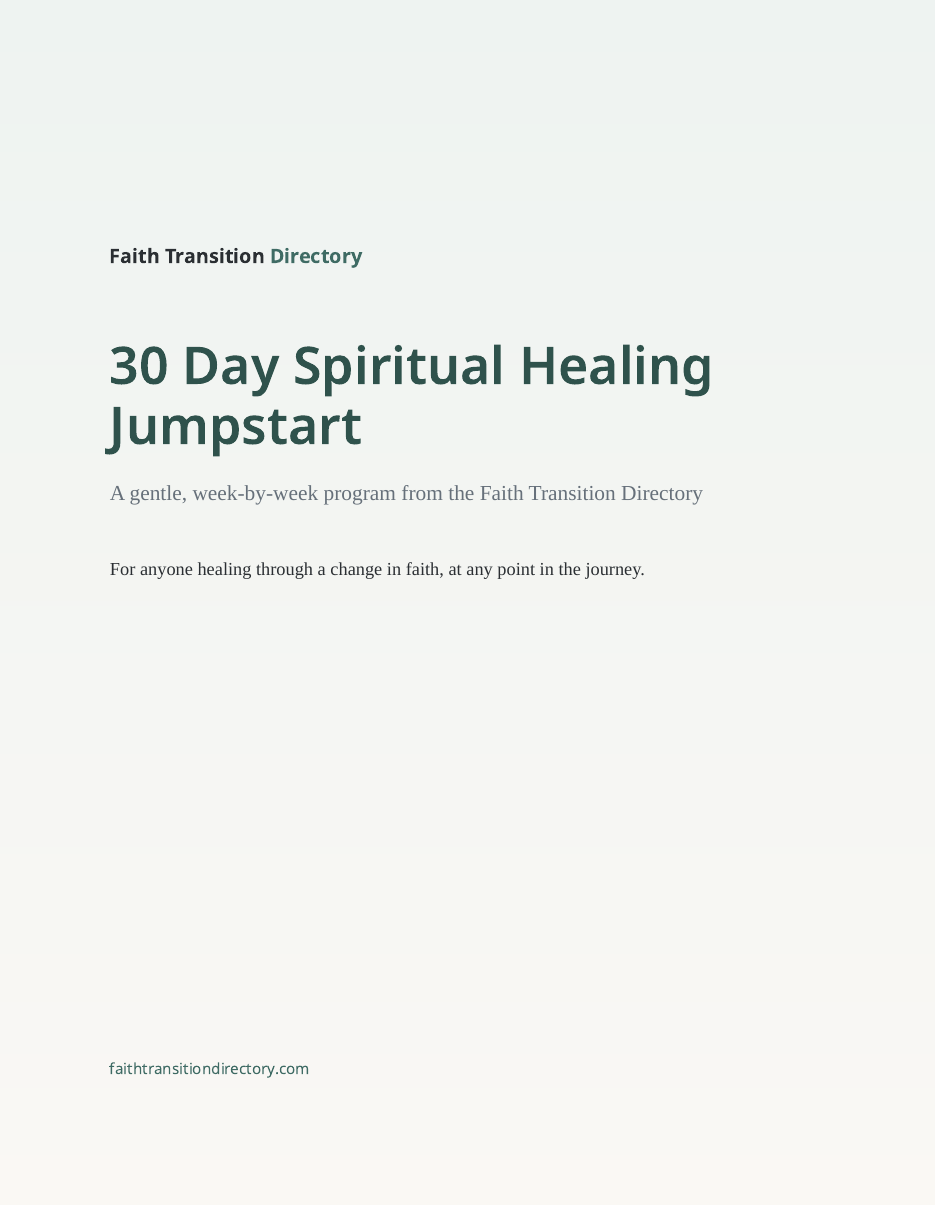 Cover of the 30 Day Spiritual Healing Jumpstart guide